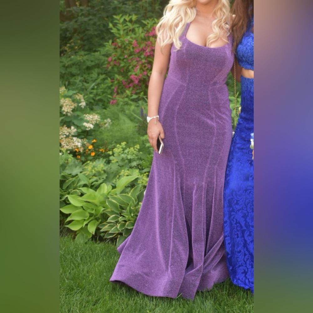 Purple sparkly prom dress - castle couture - Picture 8 of 8